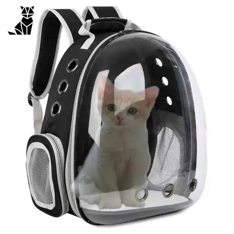Sac de transport pour animaux ’Astronaut Bubble Bag’ : Vue Panoramique, Sac sécurisé pour chats