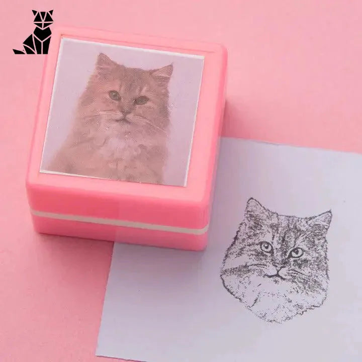 Pawprints™ : Tampon encreur motif chat, cadeau parfait